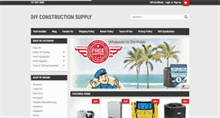 Desktop Screenshot of diyconstructionsupply.com